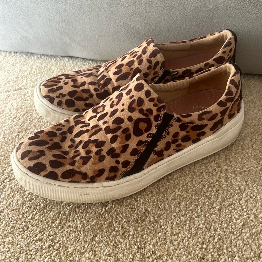 Leopard Print Loafers